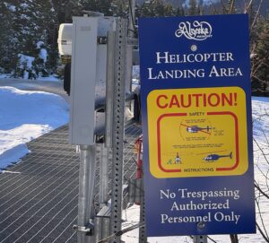 Alyeska Resort Helicopter Landing Heli Skier
