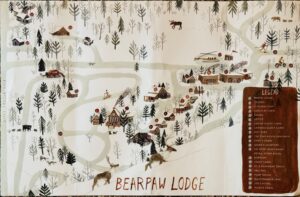 Bear Paw Heliskiing Binchi Lodge Map