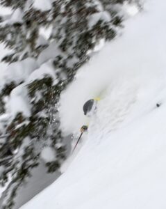 Ian Morrison Skiing At Northern Escape Heliskiing Heli-Skier
