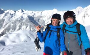 Dave Brady And Pete Brady Selkirks Heli Skier