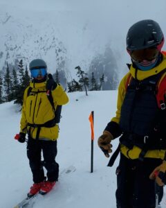 Last Frontier Bell 2 Lodge Heliskiing Guides Nick And Brett