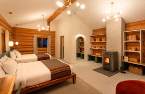 Last Frontier Heliskiing Bell 2 Lodge Guest Room And Cabin
