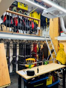 Last Frontier Heliskiing Bell 2 Lodge Ski Shop