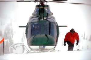Northern Escape Heliskiing Helicopter Heli Skier