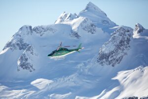 Northern Escape Heliskiing Koala Chopper Heli Skier