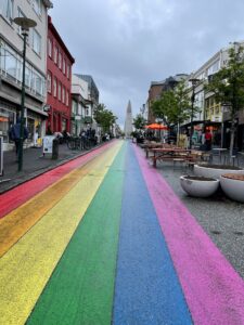 Rainbow Street Reykjavik Iceland