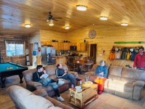 Tripple Point Expeditions Meeting And Gear Room Heli Skier