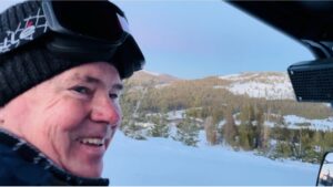 Heli Skier Mike Cleary